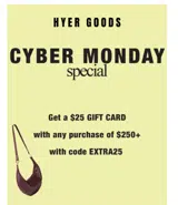 Hyer Goods coupon verification screenshot