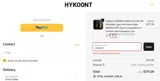 TAXRE20 coupon verification screenshot