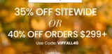 vipfall40 coupon verification screenshot