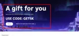 GET5K coupon verification screenshot