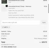GET15 coupon verification screenshot