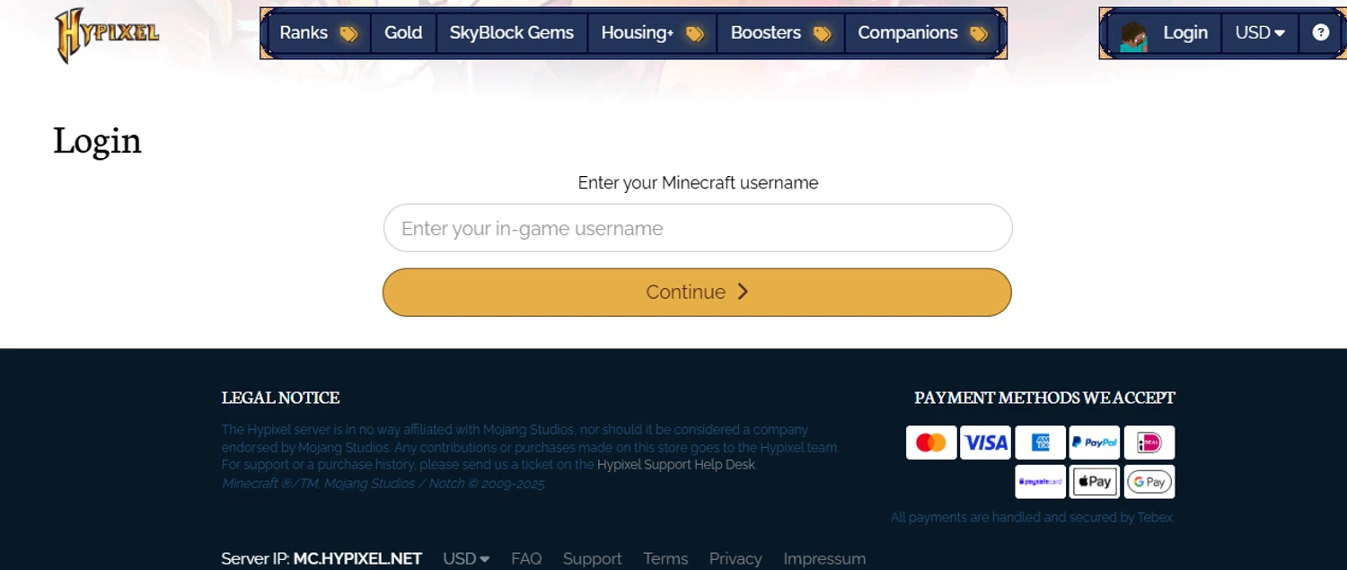 Hypixel discount code screenshot showing code TimeDeo applied at Hypixel checkout page. Uploaded by SimplyCodes community member Olorinnnnn on Oct 14, 2025