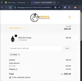 VIP20 coupon verification screenshot