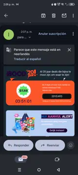 20years coupon verification screenshot