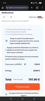 GARDEN coupon verification screenshot