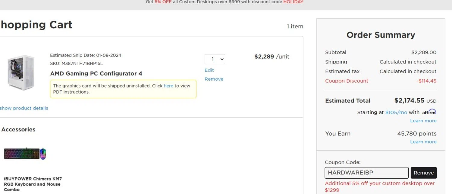 iBUYPOWER Promo Codes 5 Off January 2024