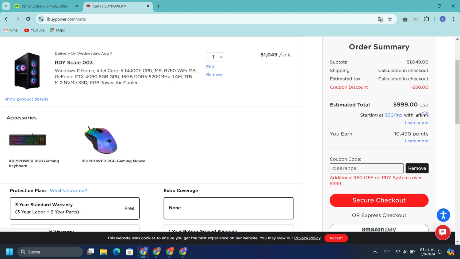 iBUYPOWER Coupons - $50 Off | September 2024