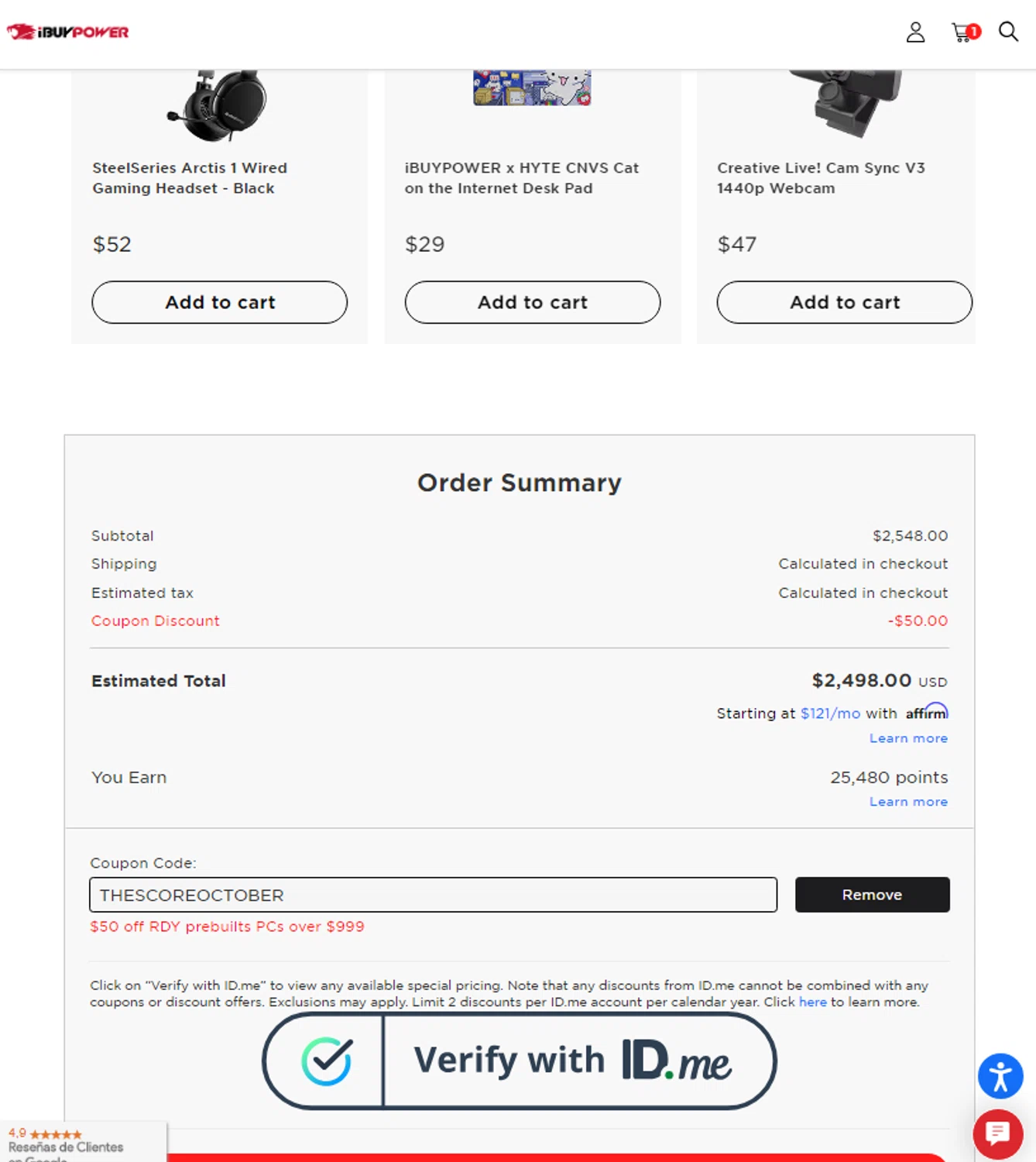 iBUYPOWER Coupons - $50 Off | November 2024