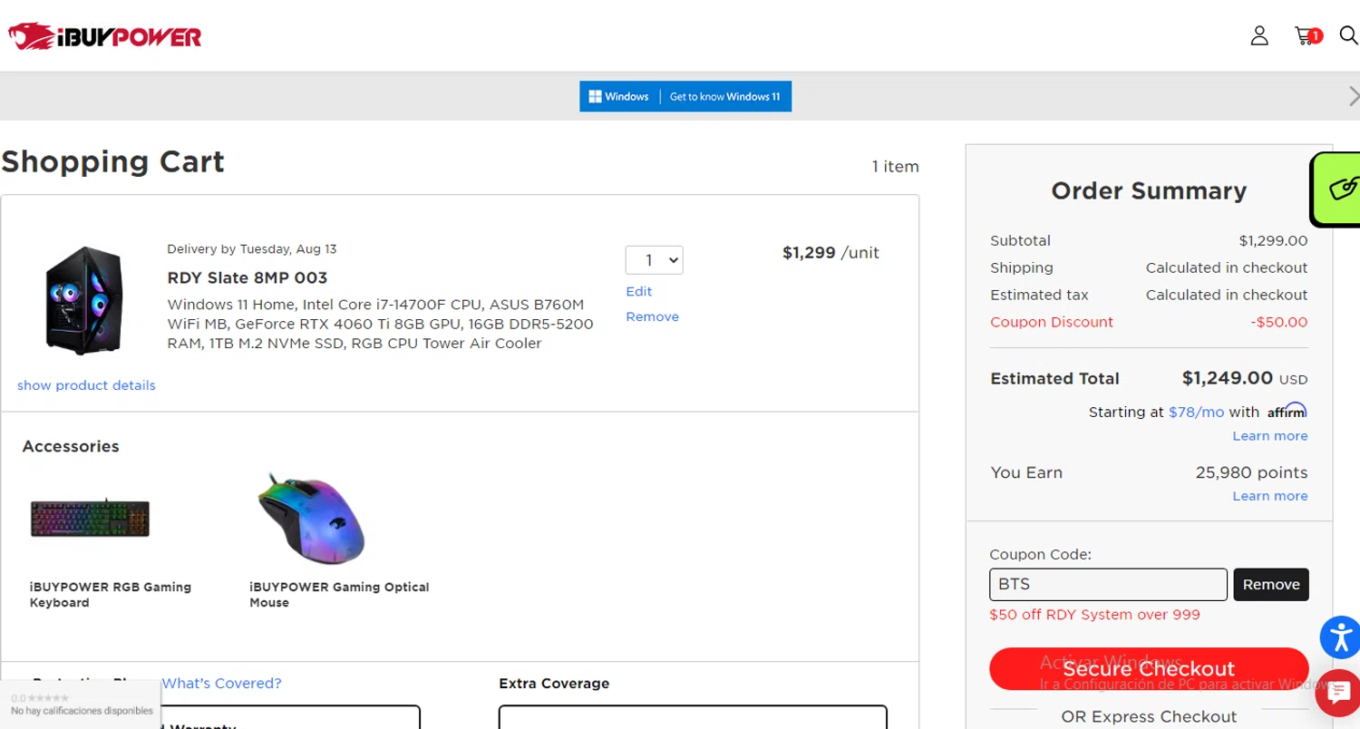 iBUYPOWER Coupons - $50 Off Coupon Codes in August 2024 | SimplyCodes