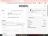 Icecartel coupon verification screenshot