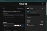 Icecartel coupon verification screenshot