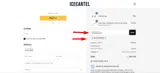 Icecartel coupon verification screenshot