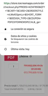 PDFEDITORNEWSPECIAL coupon verification screenshot