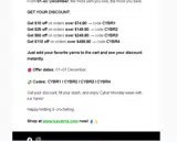 CYBR4 coupon verification screenshot
