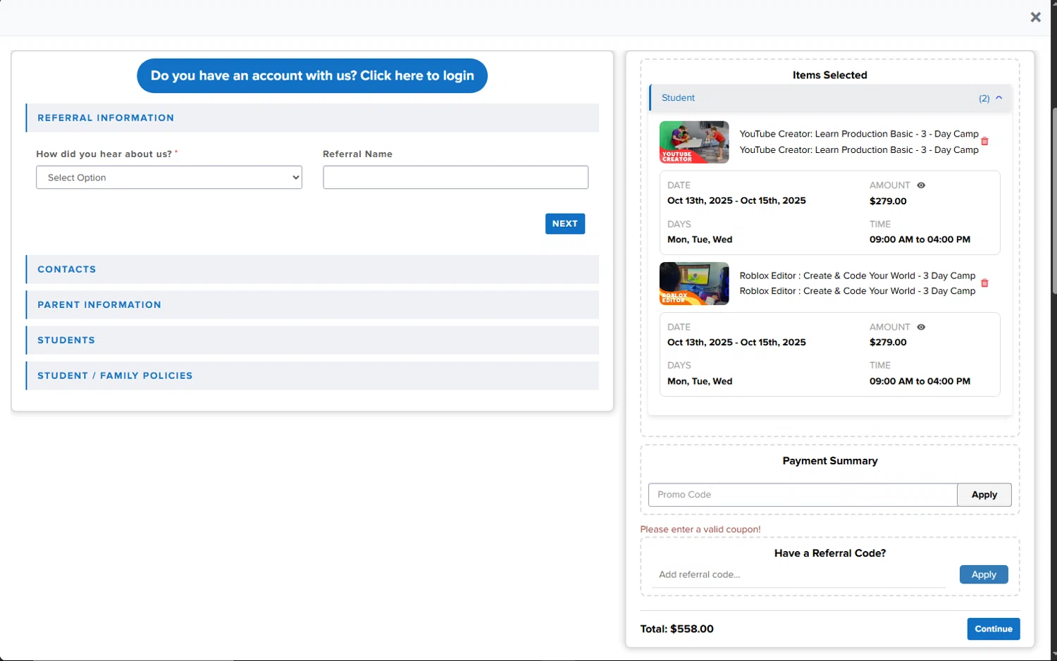 iCodeSchool promo code screenshot showing code SUMMER25 applied at iCodeSchool checkout page. Uploaded by SimplyCodes community member PrimeWhiz5416 on Oct 1, 2025