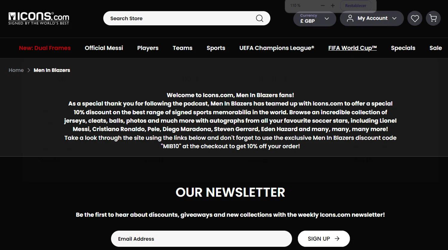 Icons.com discount code screenshot showing code MIB10 applied at Icons.com checkout page. Uploaded by SimplyCodes community member Marboroooooooooooo on Apr 21, 2025