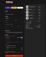 ICOtec coupon verification screenshot