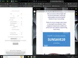 SUNSAVE20 coupon verification screenshot