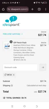 BF24 coupon verification screenshot
