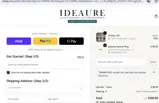 Ideaure Jewelry coupon verification screenshot