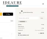 Ideaure Jewelry coupon verification screenshot