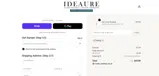 Ideaure Jewelry coupon verification screenshot
