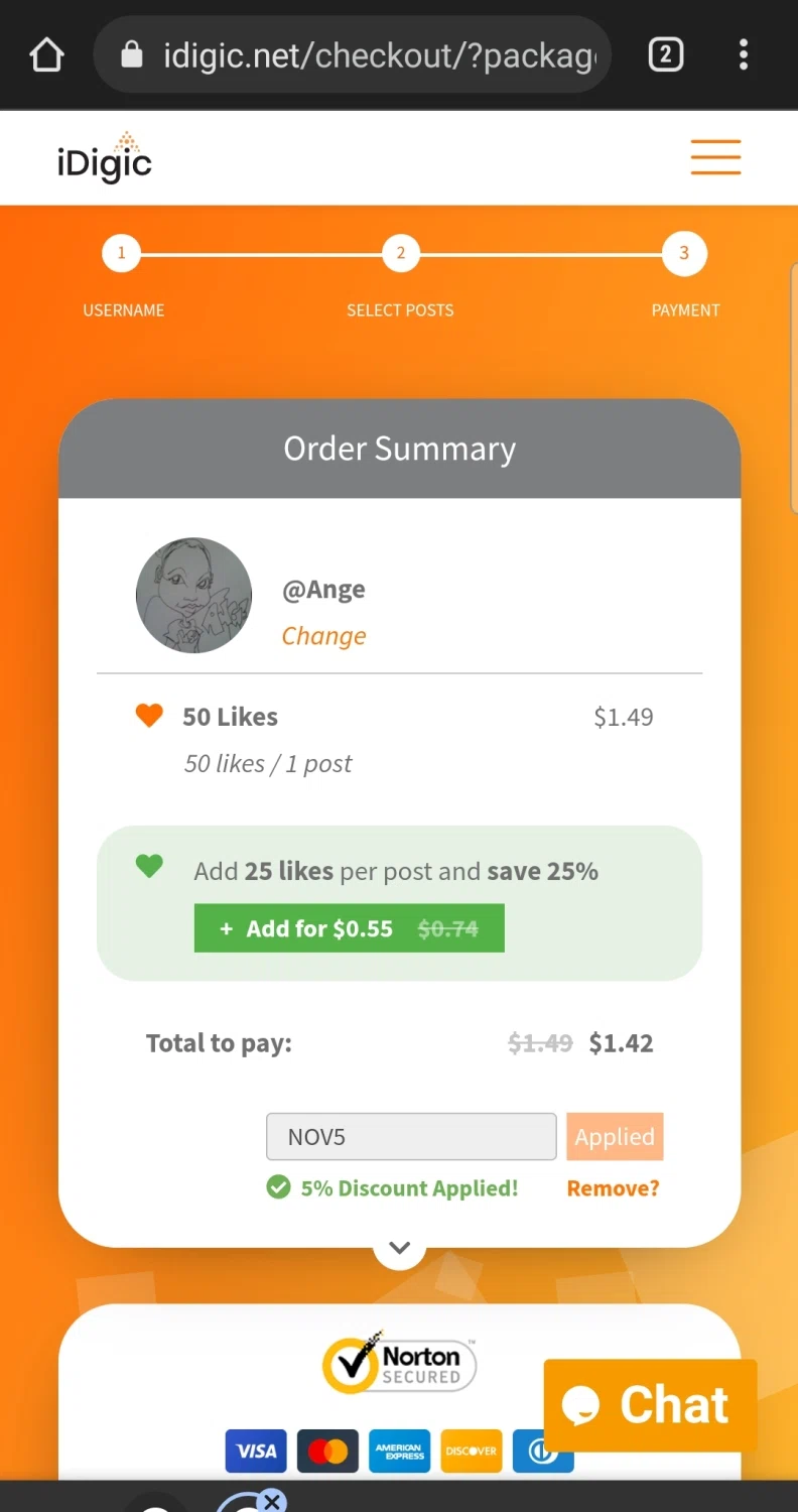 iDigic checkout page showing iDigic coupon code box | Screenshot taken by SimplyCodes community member on Nov 30, 2022