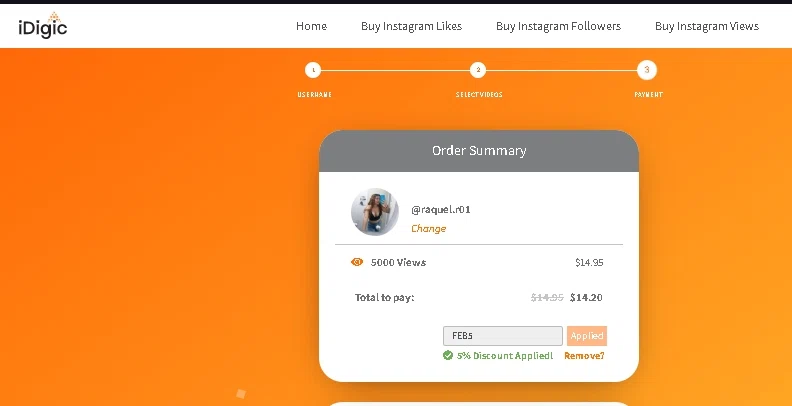 iDigic checkout page showing iDigic coupon code box | Screenshot taken by SimplyCodes community member on Feb 1, 2023