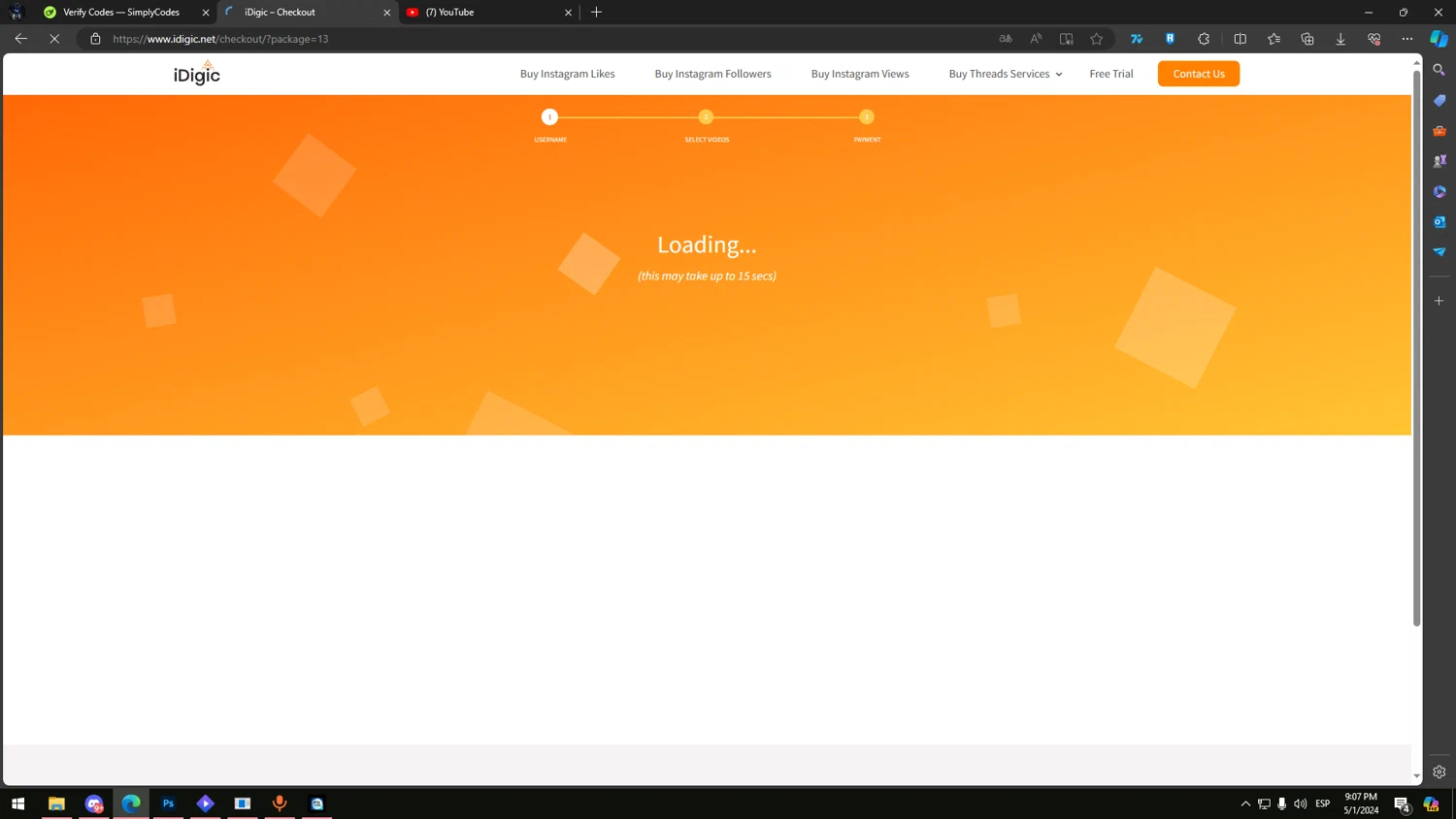 iDigic checkout page showing iDigic coupon code box | Screenshot taken by SimplyCodes community member on May 2, 2024