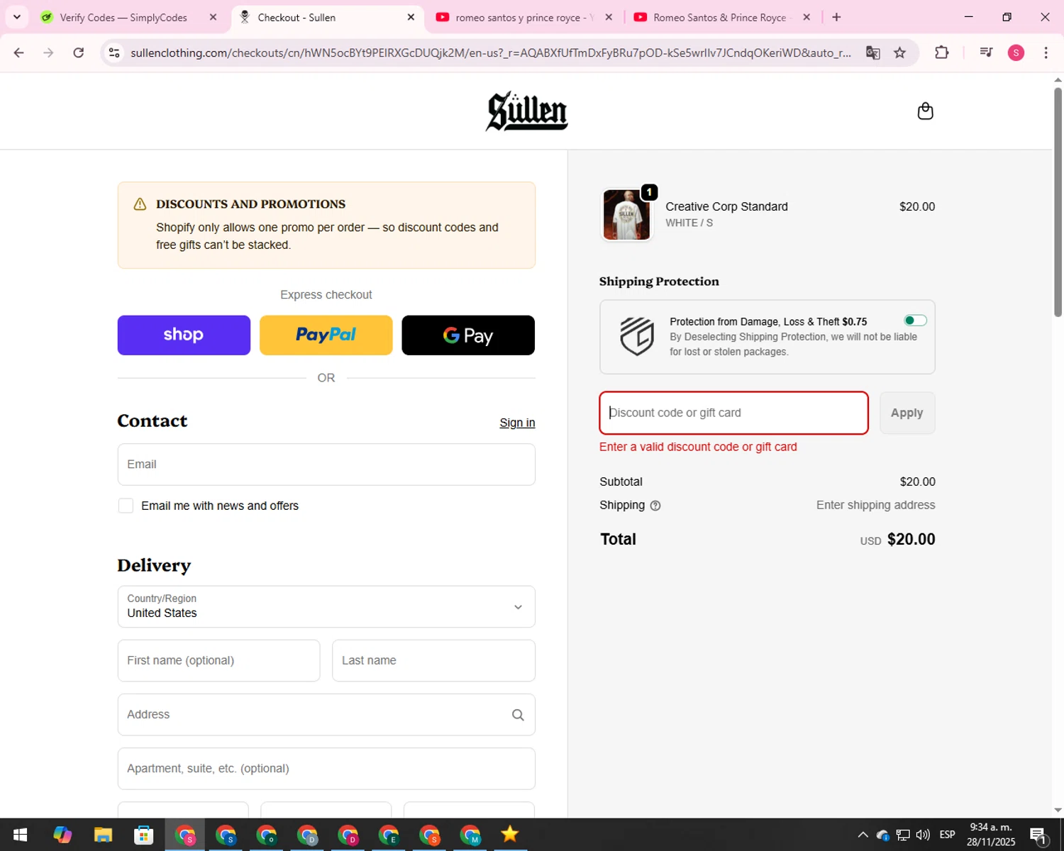 Idlewild promo code screenshot showing code triborofcu applied at Idlewild checkout page. Uploaded by SimplyCodes community member 000005 on Nov 28, 2025