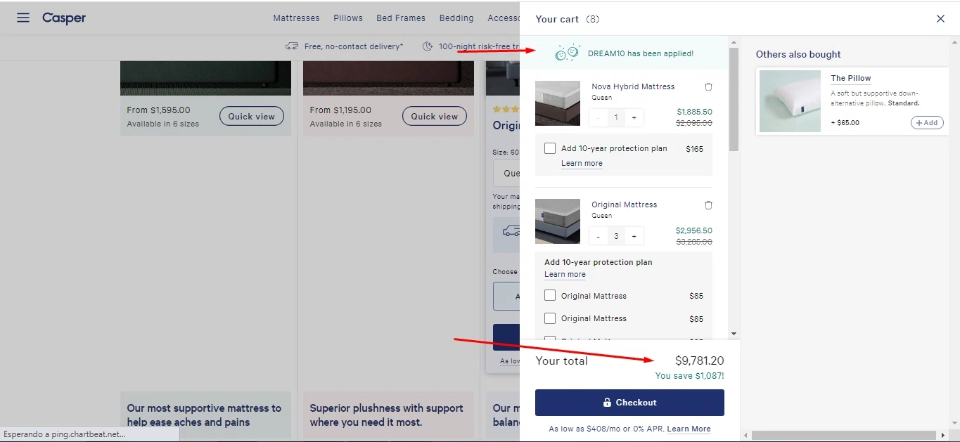 ID.me Shop checkout page showing ID.me Shop promo code box | Screenshot taken by SimplyCodes community member on Jul 20, 2021