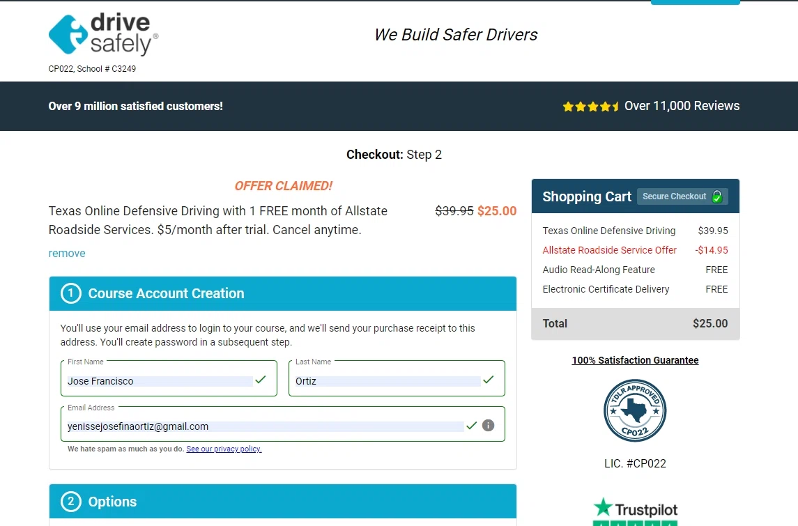 how to use I Drive Safely coupons