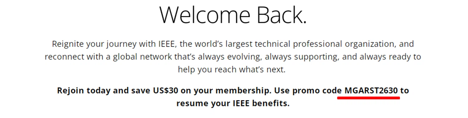 IEEE coupon code screenshot showing code MGARST2630 applied at IEEE checkout page. Uploaded by SimplyCodes community member RonaldAcunaJr on Feb 12, 2026
