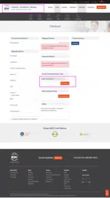 Institute for Excellence in Writing coupon verification screenshot