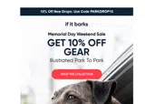 PARKDROP10 coupon verification screenshot