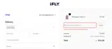 iFLY Luggage coupon verification screenshot