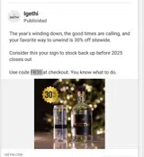 IGETHI coupon verification screenshot