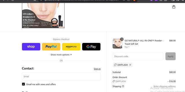 iGoNatural checkout page showing iGoNatural promo code box | Screenshot taken by SimplyCodes community member on Sep 16, 2025