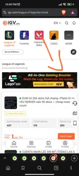 IGV coupon verification screenshot