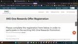 IHG coupon verification screenshot