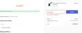 wine100off coupon verification screenshot