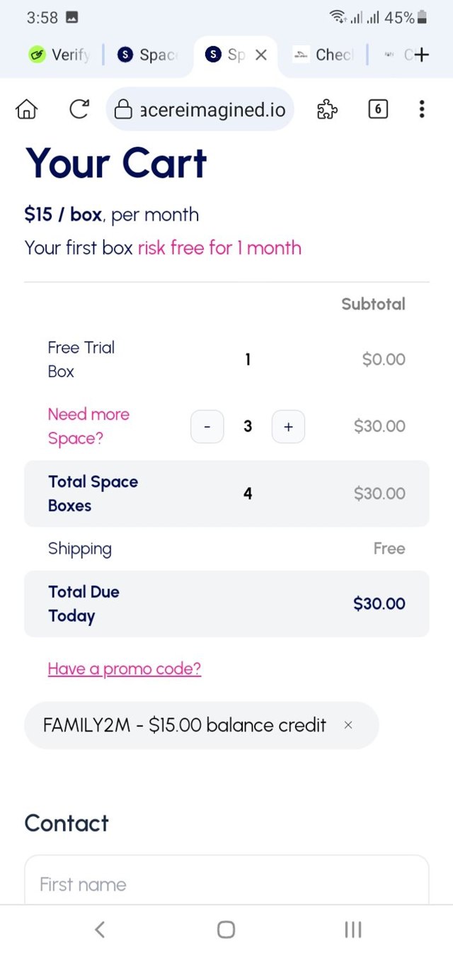 IKEA checkout page showing IKEA discount code box | Screenshot taken by SimplyCodes community member on Aug 19, 2025