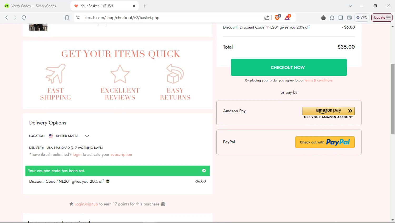 how to use IKRUSH coupons