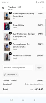 IKT coupon verification screenshot