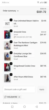 IKT coupon verification screenshot