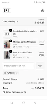 IKT coupon verification screenshot