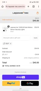LBLP coupon verification screenshot