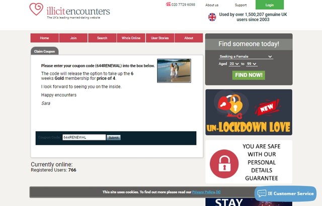 Illicit Encounters checkout page showing Illicit Encounters discount code box | Screenshot taken by SimplyCodes community member on Jan 12, 2022