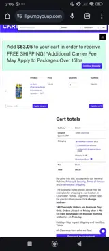 IPYUEMAIL10 coupon verification screenshot