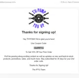 10offIPYU coupon verification screenshot